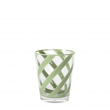 Wasserglas grün Spirale 11cm - aus Melamin gefertigt - Wassergläser - Fiorirà un Giardino