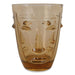 Waterglas Visage Amber - Waterglazen - Opjet