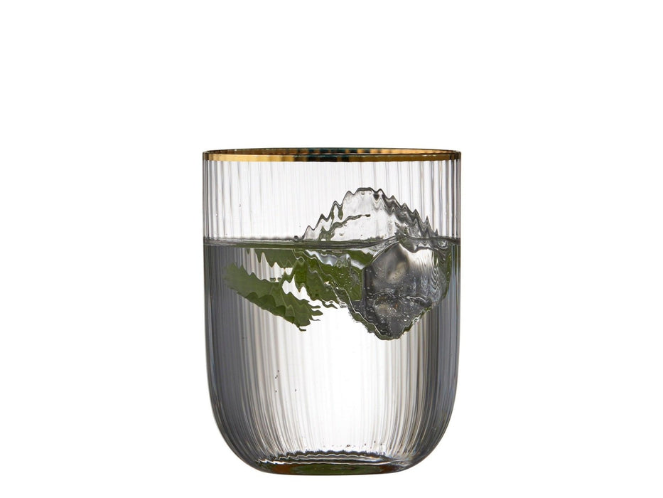 Wassergläser Palermo Goldrand (4er Set) - Wassergläser - Lyngby Glas