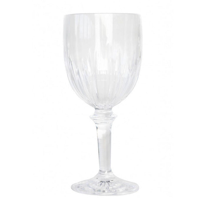 Weinglas 20cm - hergestellt aus Melamin Fiorirà un Giardino -. FOODIES IN HEELS