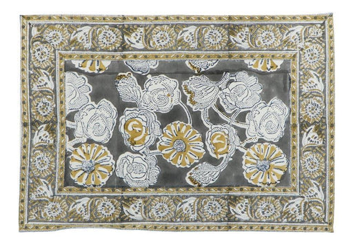Adelle cotton placemats 47.5x32.5cm (set of 4) Fabindia - -. FOODIES IN HEELS