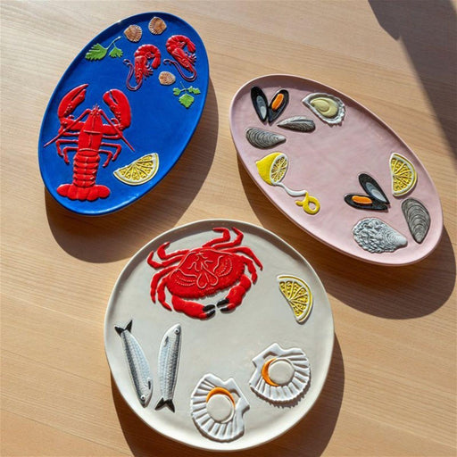 Plate de la Mer lobster 33cm - bowls - &Klevering