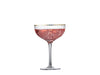 Champagne glass Palermo gold rim (set of 4) - Wine glasses - Lyngby Glas