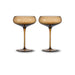 Champagneglazen Opacity bruin (set van 2) - Wijnglazen - Byon