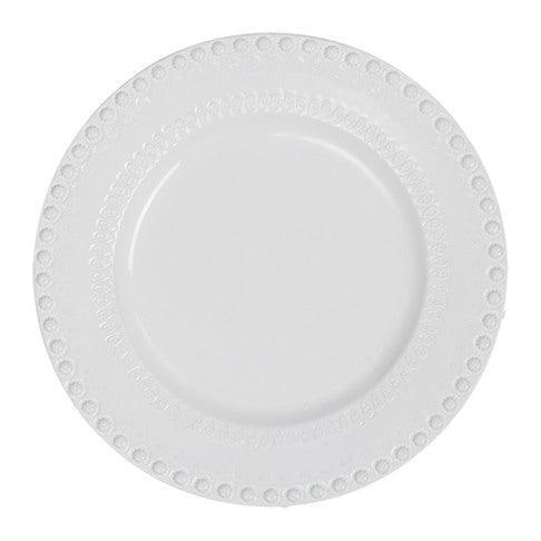Daisy dinner plate 29cm White (set of 2) PotteryJo - -. FOODIES IN HEELS