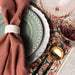 Daisy breakfast plate 22cm Cement (set of 2) - Small plates - PotteryJo