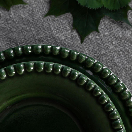 Daria breakfast plate 22cm Moss (set of 2) - Small plates - PotteryJo