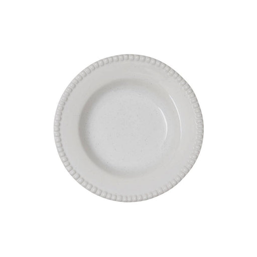 Daria soup plate 26cm Cotton White Shiny (set of 2) - Deep plates - PotteryJo