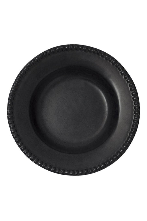Daria soup plate 26cm Ink Black (set of 2) PotteryJo - -. FOODIES IN HEELS