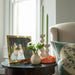 Tray Orange Saint - scallop round 20cm - bowls - Addison Ross