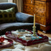 Tray Ottomane lacquered rectangle Dark Cherry 66cm - bowls - Addison Ross
