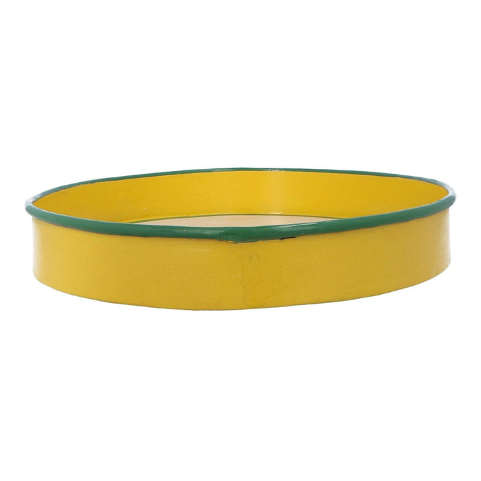 Tray oval hand-painted 33cm lemon Les Ottomans - -. FOODIES IN HEELS