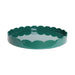 Tray Racing Green Saint - scallop round 50cm - bowls - Addison Ross