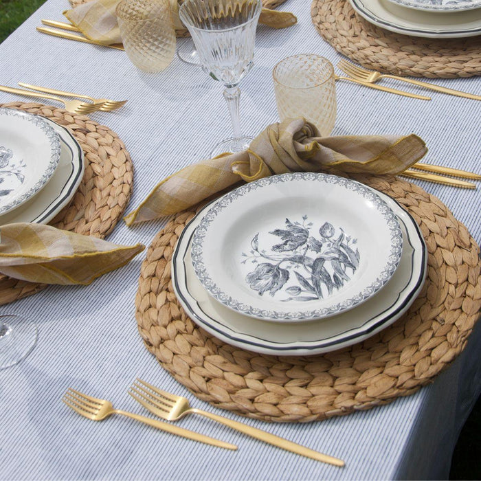 Deep plate Tulipes 23cm (set of 4) - Deep plates - Gien