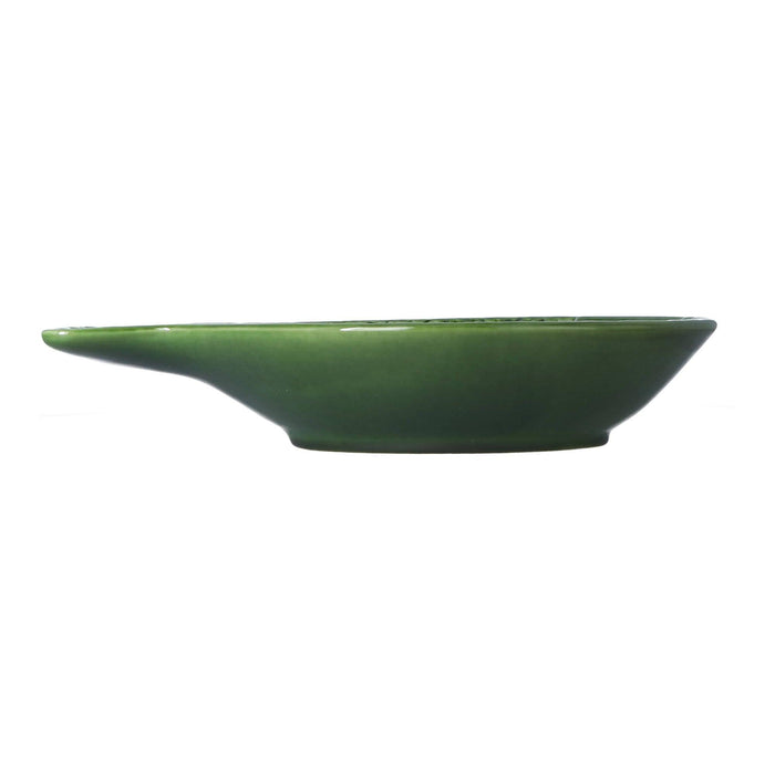 Deep bowl Fish green 32,5cm - bowls - Duro Ceramics