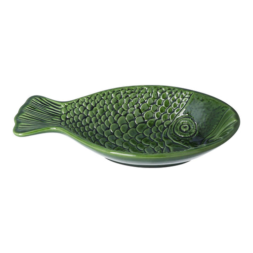 Deep bowl Fish green 32,5cm - bowls - Duro Ceramics