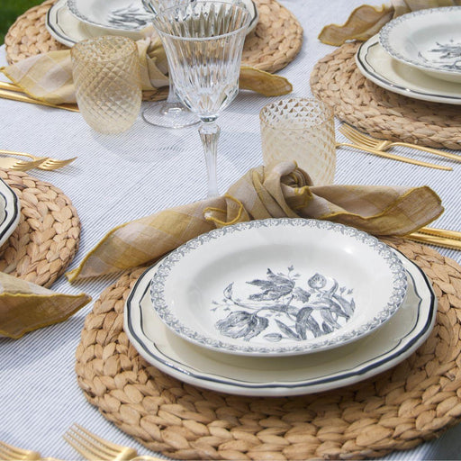 Dinner plate Filet Manganese 26cm - Dinner plates - Gien
