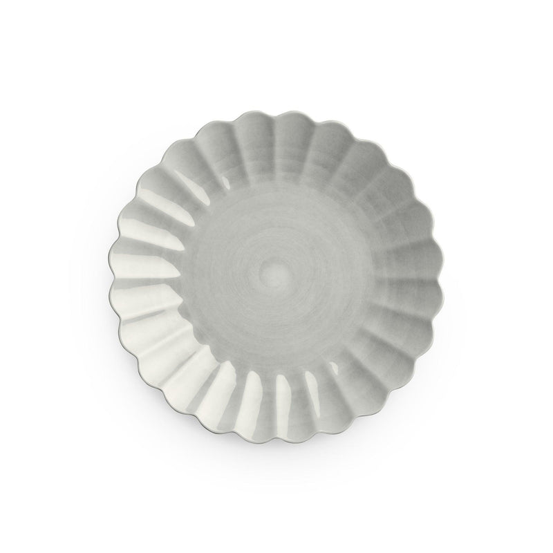 Dinner plate Oyster 28cm gray - Dinner plates - Mateus