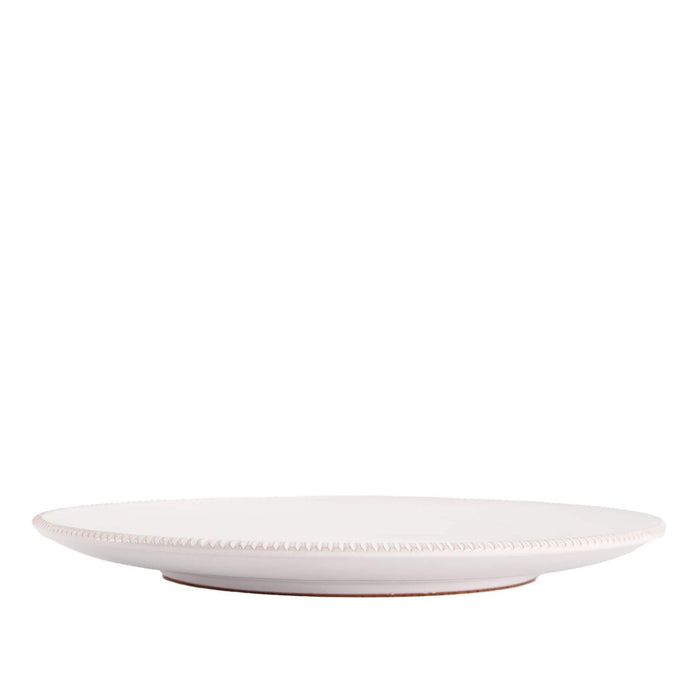 Dinner plate Pizzolato Bianco 28,5cm - Dinner plates - Enza Fasano