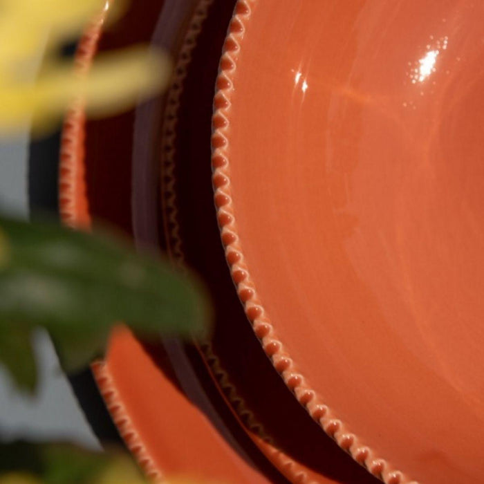 Dinner plate Pizzolato Coral 28,5cm - Dinner plates - Enza Fasano