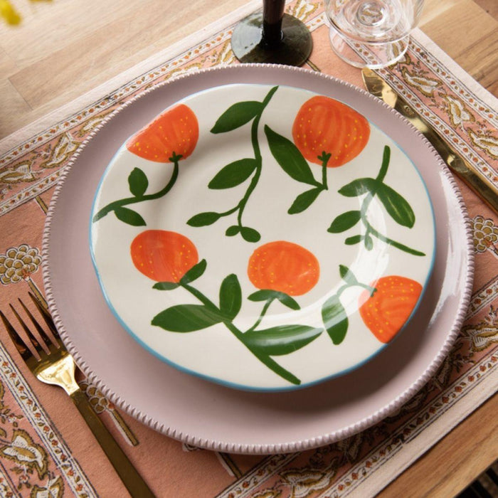 Dinerbord Pizzolato Dusty rose 28,5cm - Dinerborden - Enza Fasano