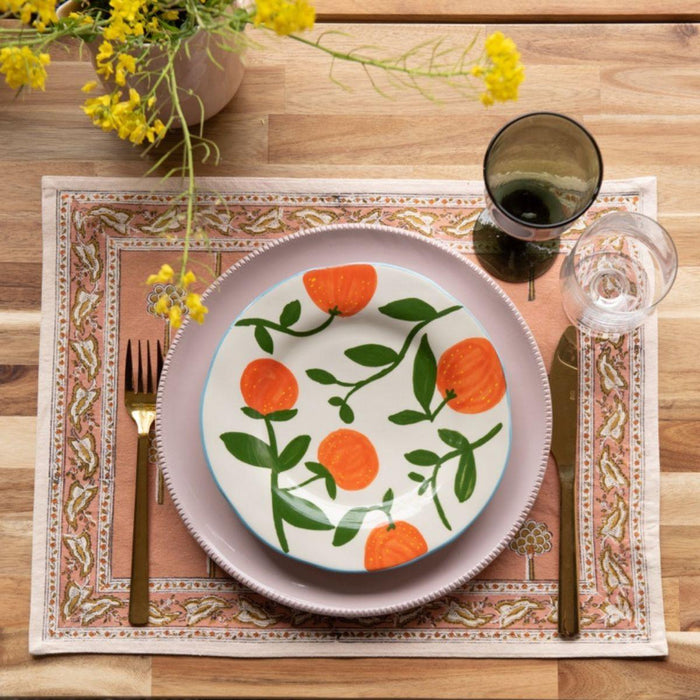 Dinerbord Pizzolato Dusty rose 28,5cm - Dinerborden - Enza Fasano