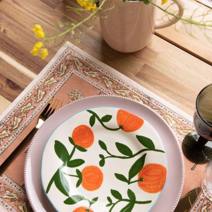 Dinerbord Pizzolato Dusty rose 28,5cm - Dinerborden - Enza Fasano