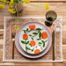 Dinner plate Pizzolato Dusty pink 28,5cm Enza Fasano - -. FOODIES IN HEELS