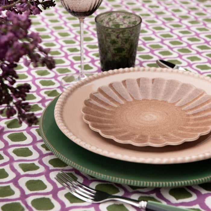 Dinner plate Pizzolato Jade 28,5cm - Dinner plates - Enza Fasano