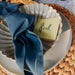 Dinner plate Pizzolato Powder blue 28,5cm - Dinner plates - Enza Fasano