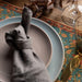Dinner plate Pizzolato Powder blue 28,5cm - Dinner plates - Enza Fasano
