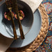 Dinner plate Pizzolato Powder blue 28,5cm - Dinner plates - Enza Fasano