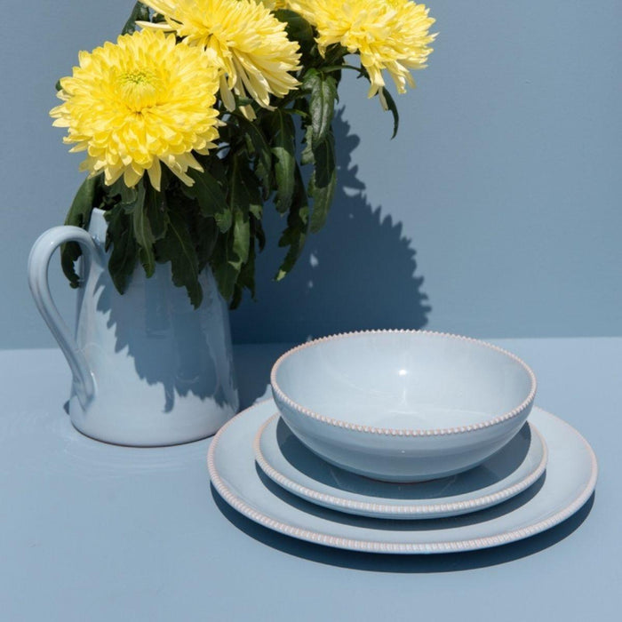 Dinner plate Pizzolato Powder blue 28,5cm - Dinner plates - Enza Fasano