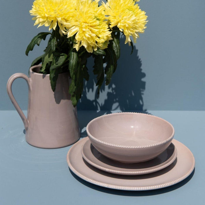 Dinerbord Pizzolato Taupe 28,5cm - Dinerborden - Enza Fasano