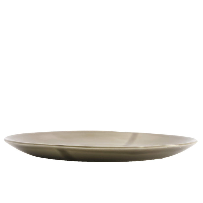 Dinner plate Smooth olive 28cm - Dinner plates - Nosse