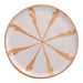 Cake plate stripe peach 15cm - Small plates - Lenta Living