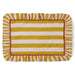 Striped placemat with ruffles Pink Mustard 37x53cm - Placemats - Bitossi