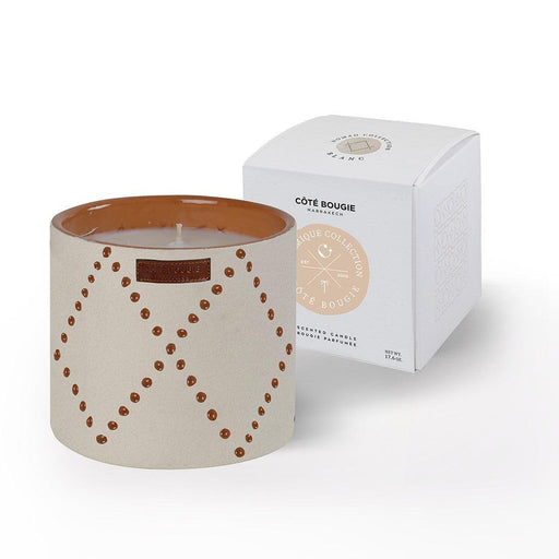 Geurkaars Bougie Nomad Blanc Terra Dattes Medium - Kaarsen - Côté Bougie