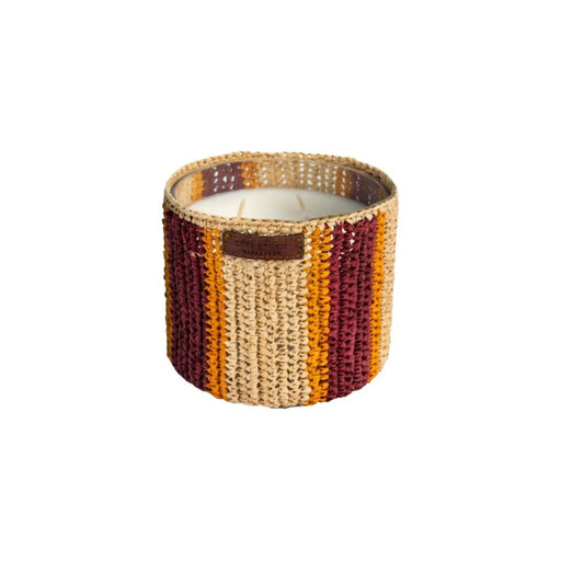 Geurkaars Bougie Raphia Rim Medium - Kaarsen - Côté Bougie