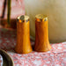 Gold and wooden salt and pepper set Be Home - - FOODIES IN HEELS