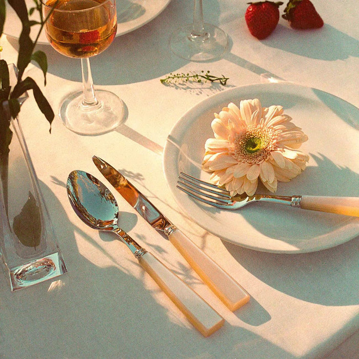 Icône cutlery set 4-piece Pearl Sabre - -. FOODIES IN HEELS