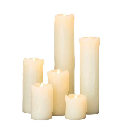 Candles (battery operated) made of natural wax (set of 6) Opjet - FOODIES IN HEELS