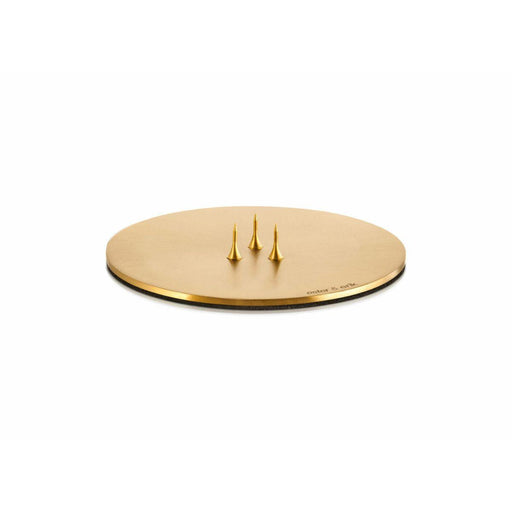 Candle bowl gold matte 9cm - Candlesticks - Ester & Erik