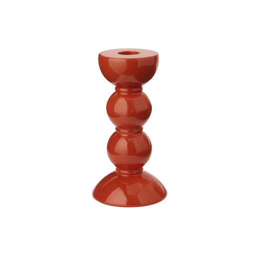 Candlestick Bobbin Orange 14cm - Candlesticks - Addison Ross