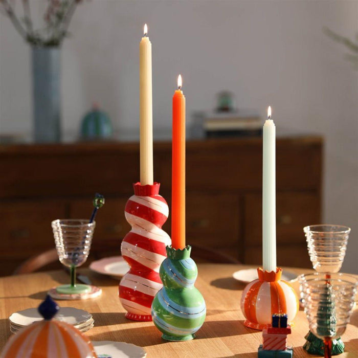 Candlestick Jolly Green &Klevering - FOODIES IN HEELS
