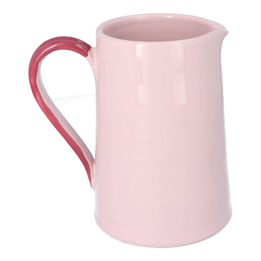 Carafe Dusty Rose with Fuscia handle 1.4L - Carafes - Enza Fasano