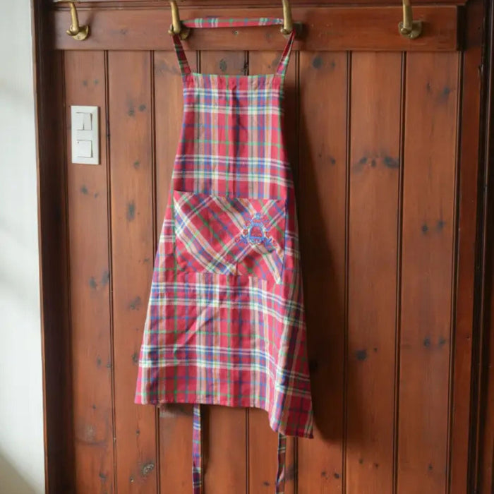Keukenschort Inverness Red 75x85cm - Schorten - Maison Dinette