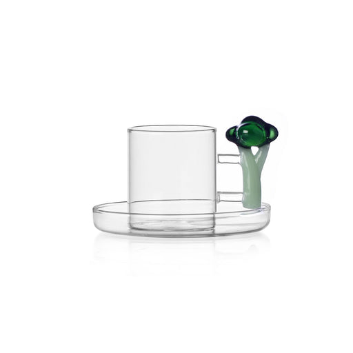 Coffee cup and saucer Broccoli - cups - Ichendorf Milano