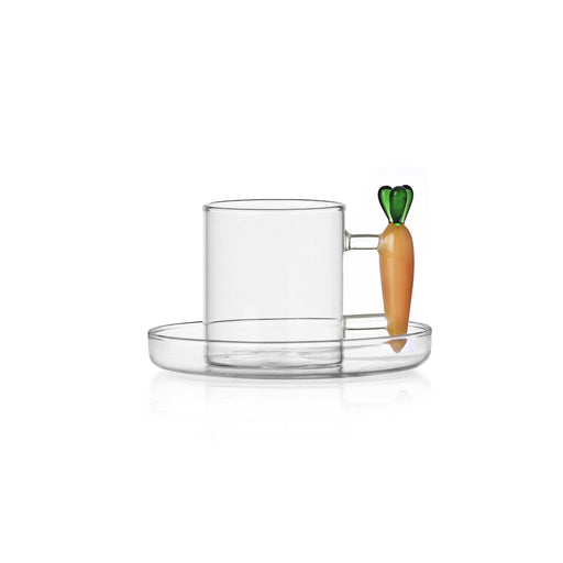 Coffee cup and saucer Carrot - cups - Ichendorf Milano