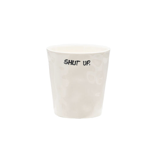 Koffiekop Shut Up 7,6cm - Kopjes - Anna + Nina